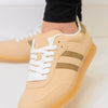 Christi Double Stripe Sneakers - Oatmeal