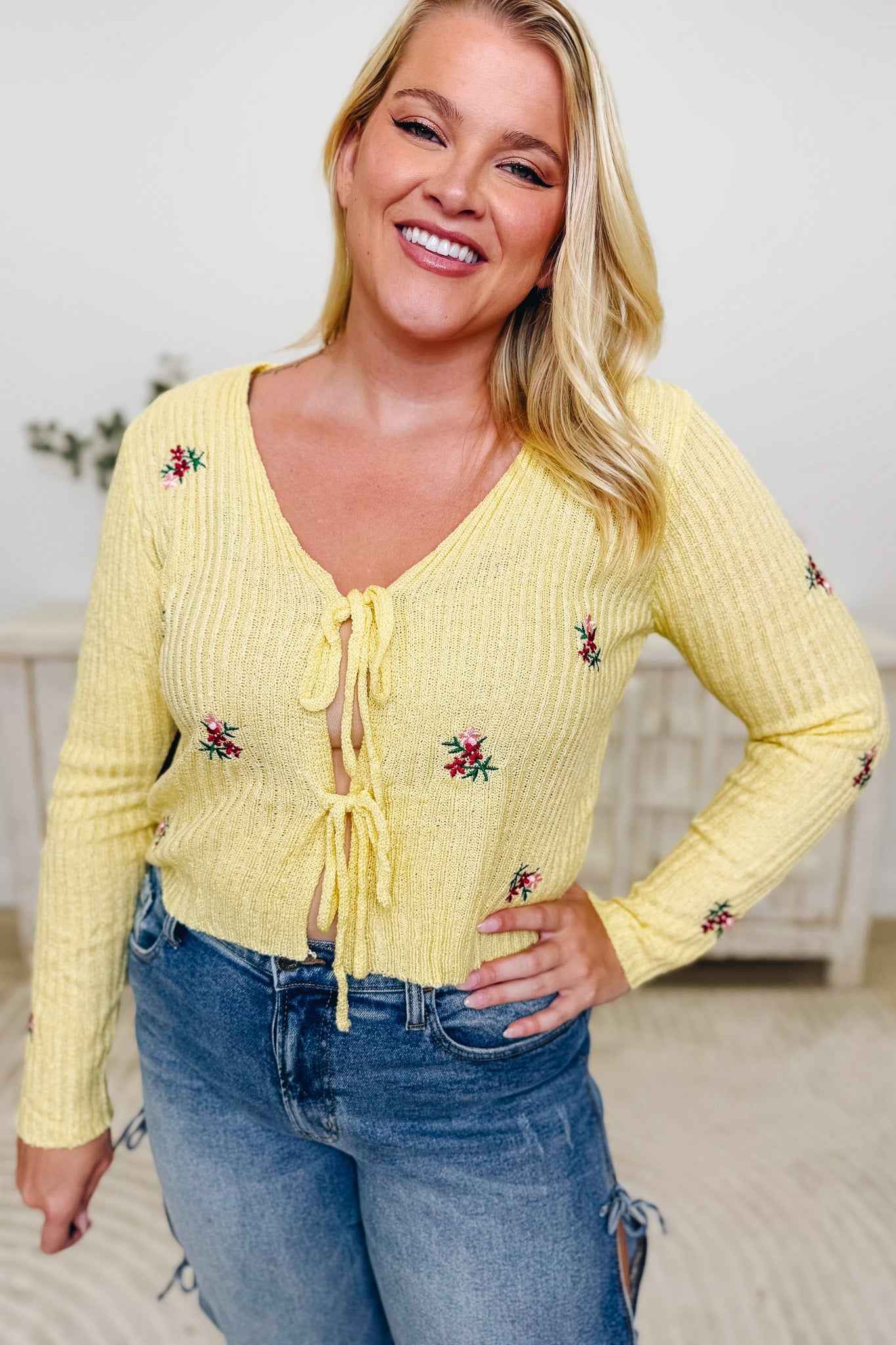 Seasons Of Change Floral Cardigan