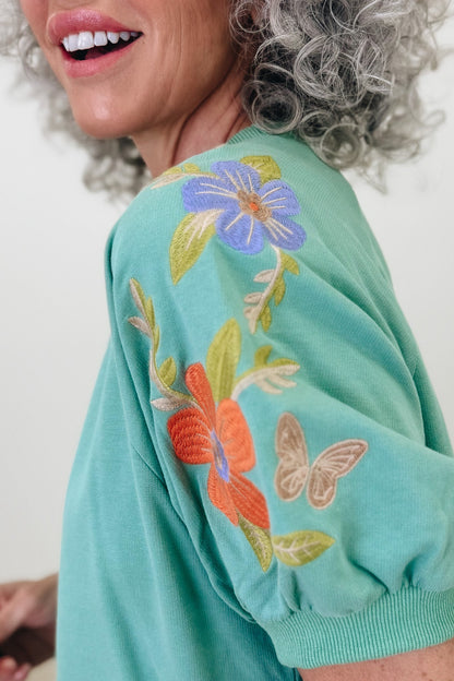 Extraordinary Embroidery Top - 3 Colors!