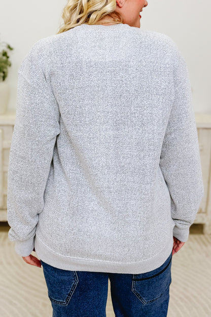 Ciao Bella Graphic Sweatshirt - Light Grey