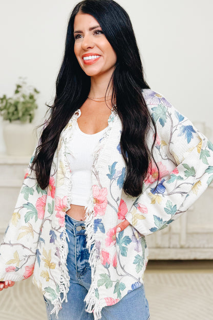 The Petal Touch Sweater Cardigan