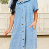 Wonders Of Your Love Denim Mini Dress