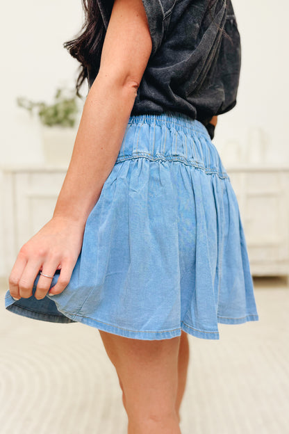 Chic On Repeat Denim Skirt