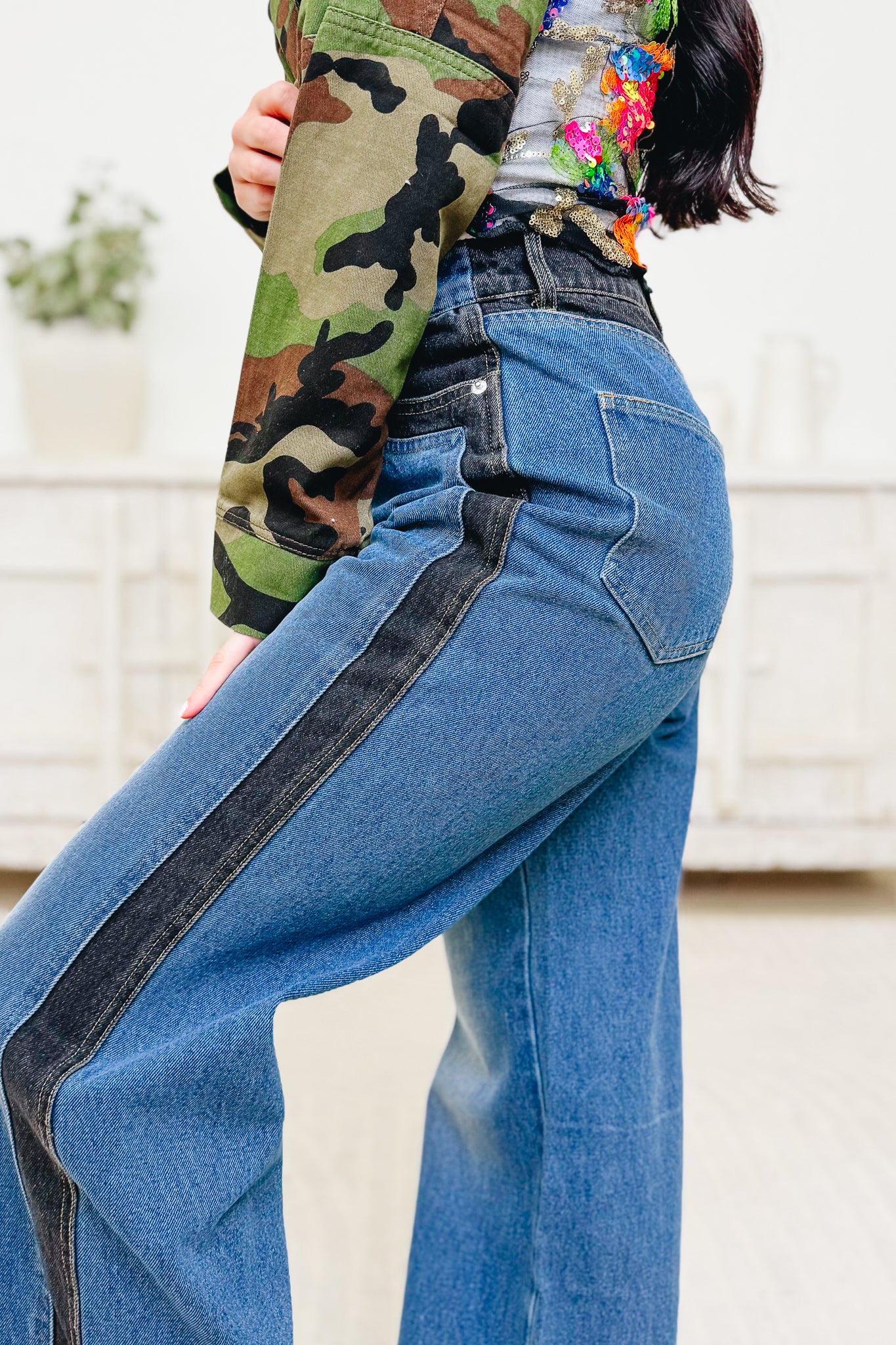 Western Flare Jeans - Medium