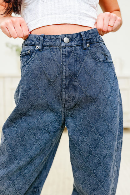 Quilted Comfort By Blue B. -  Barrel Jeans