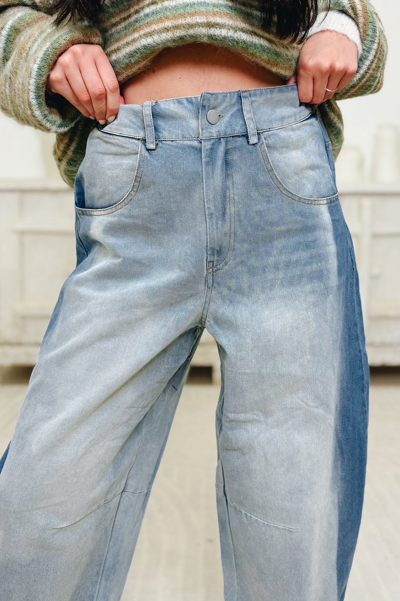 Like You Said Pants - Denim