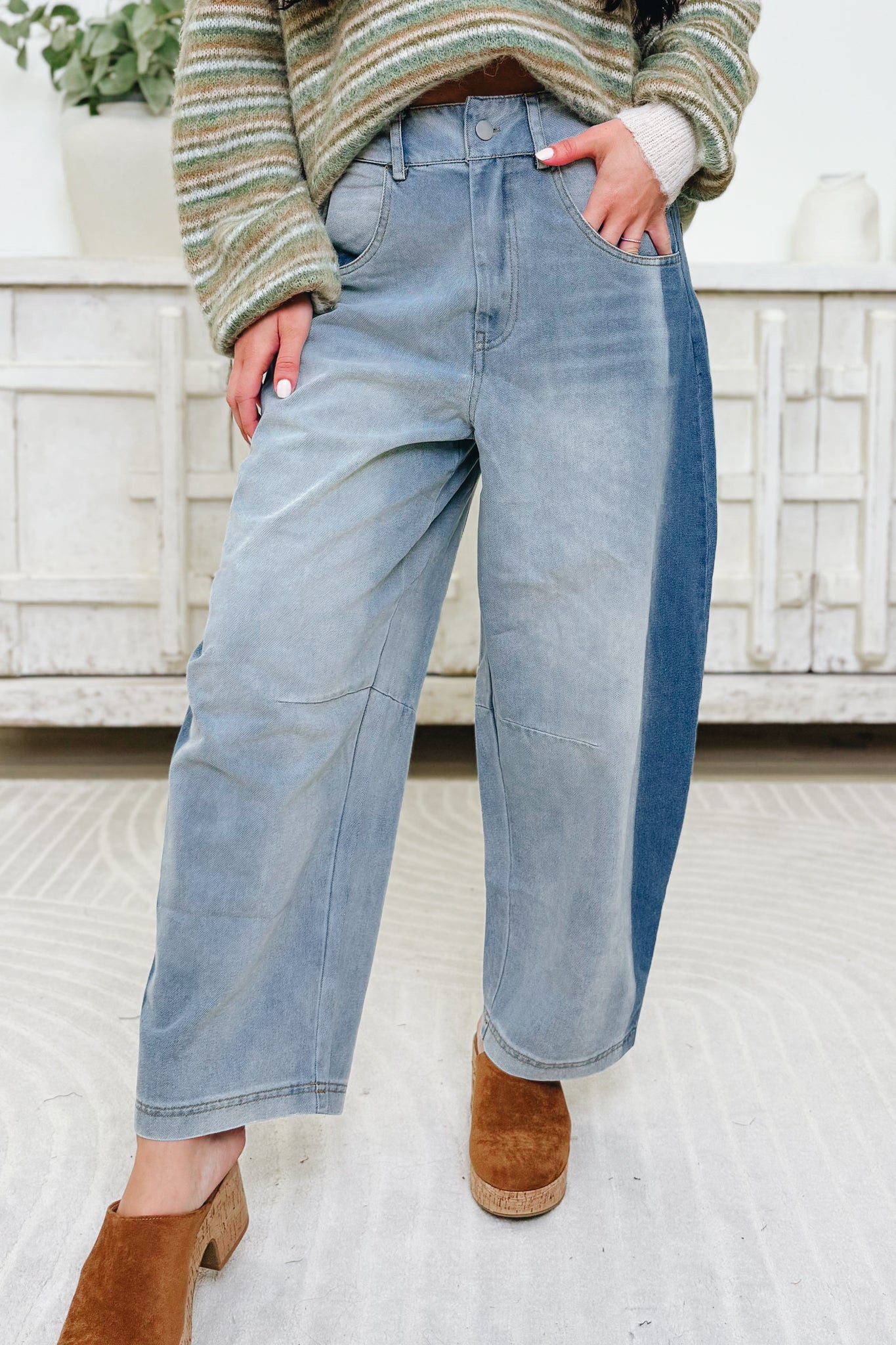 Like You Said Pants - Denim