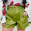 Rock & Rivet Faux Leather Shorts