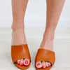 Perla Kitten Heels - Cognac