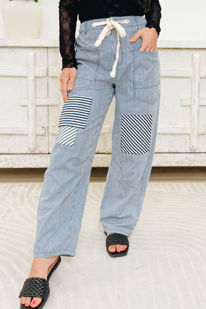 Relax & Enjoy The Ride Pants - Washed Denim