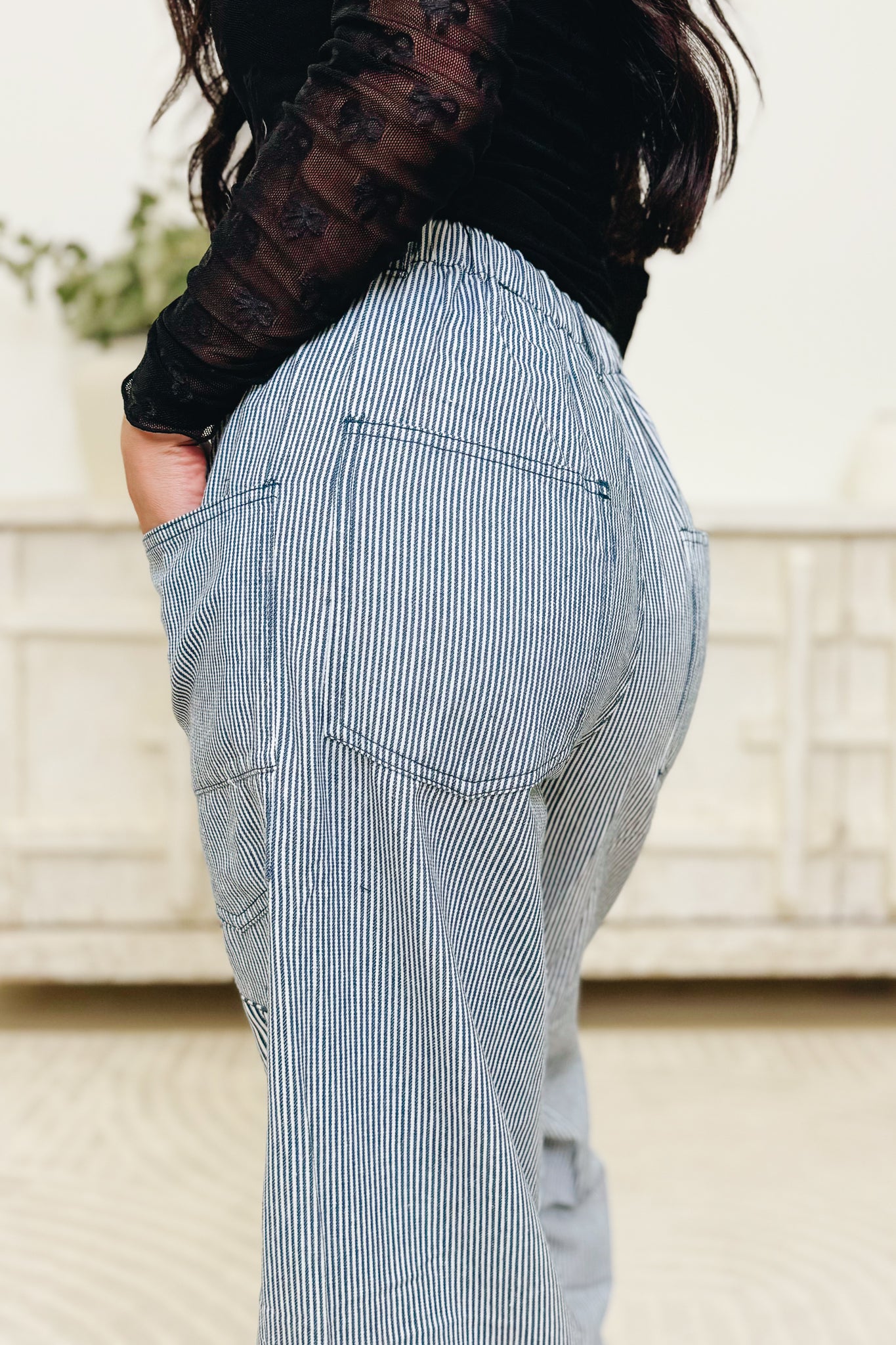 Relax & Enjoy The Ride Pants - Washed Denim