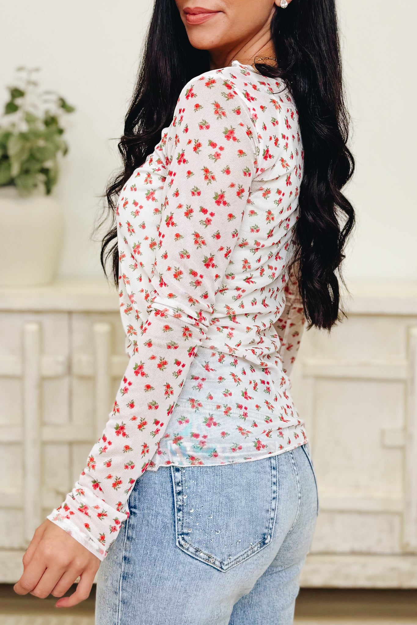 Into To Fruition Floral Top- 2 Colors!