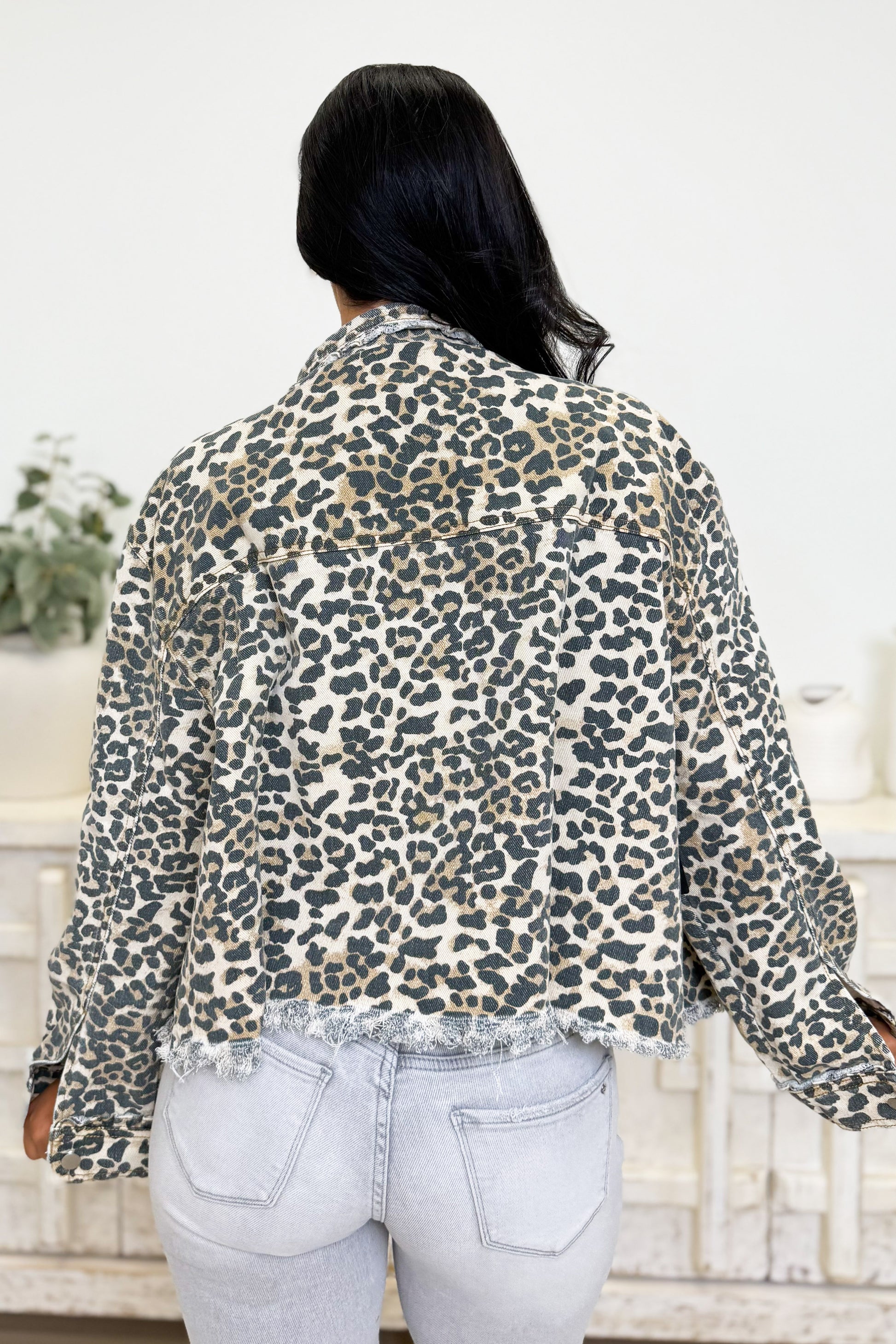 Keep Striving Leopard Jacket