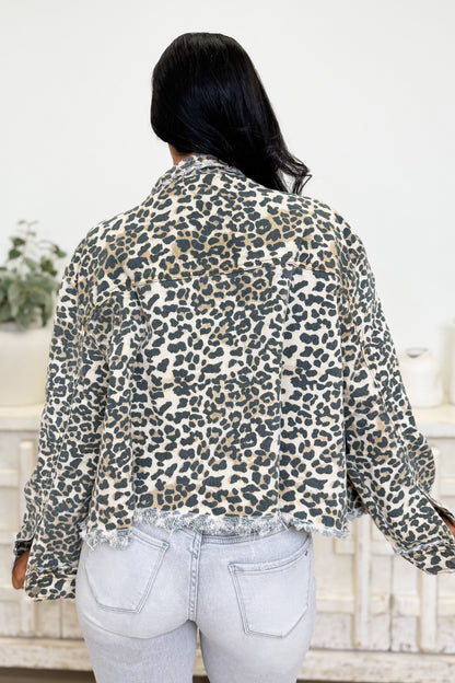Keep Striving Leopard Jacket