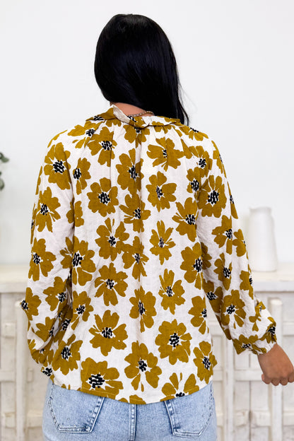 Total Access Floral Top - 2 Colors!