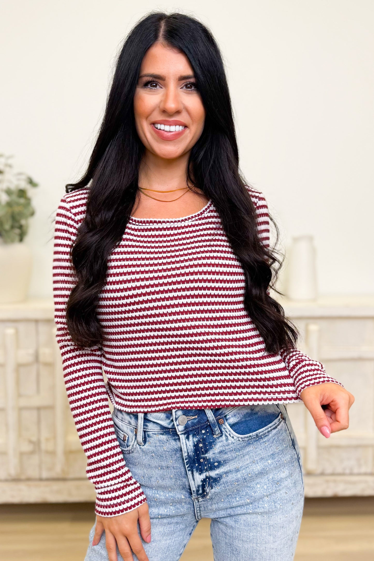 Presence Known Striped Top - 3 Colors!
