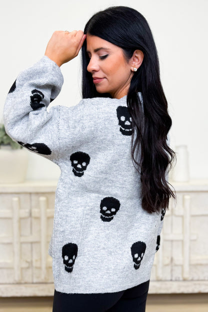 Sticks & Stones Skull Sweater