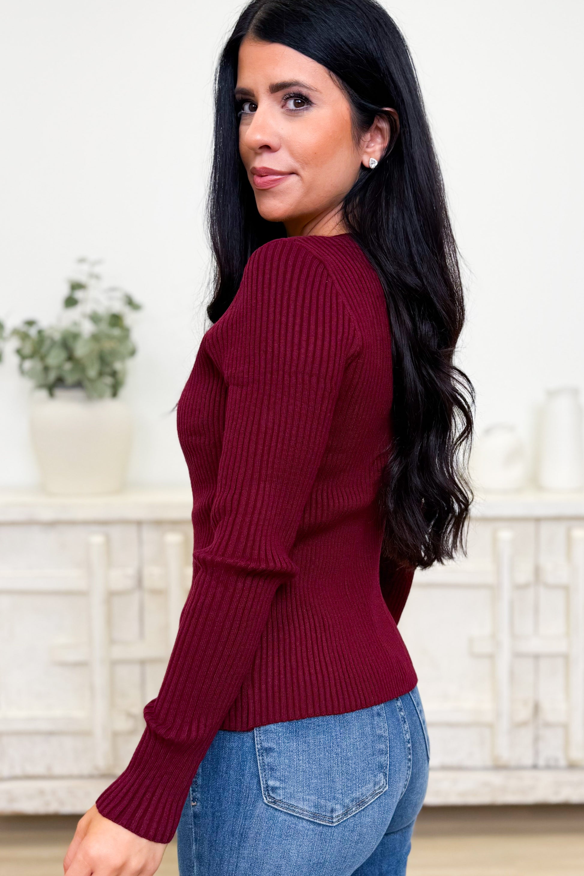 Lovely Lady Sweater Top - 2 Colors!