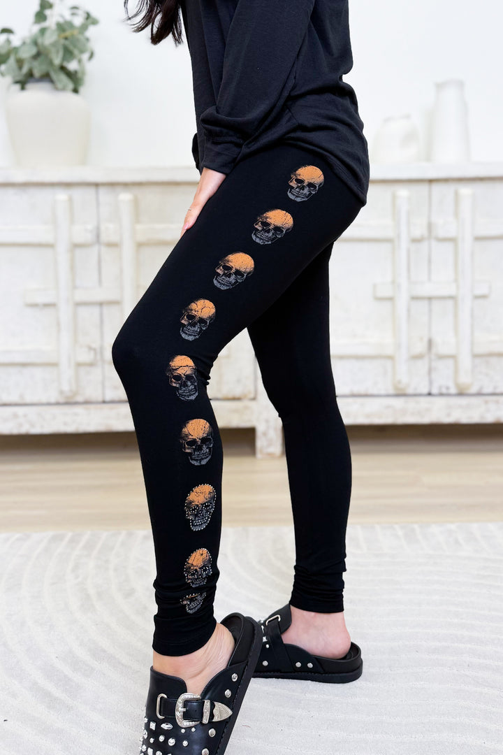 Spooktacular Skull Leggings