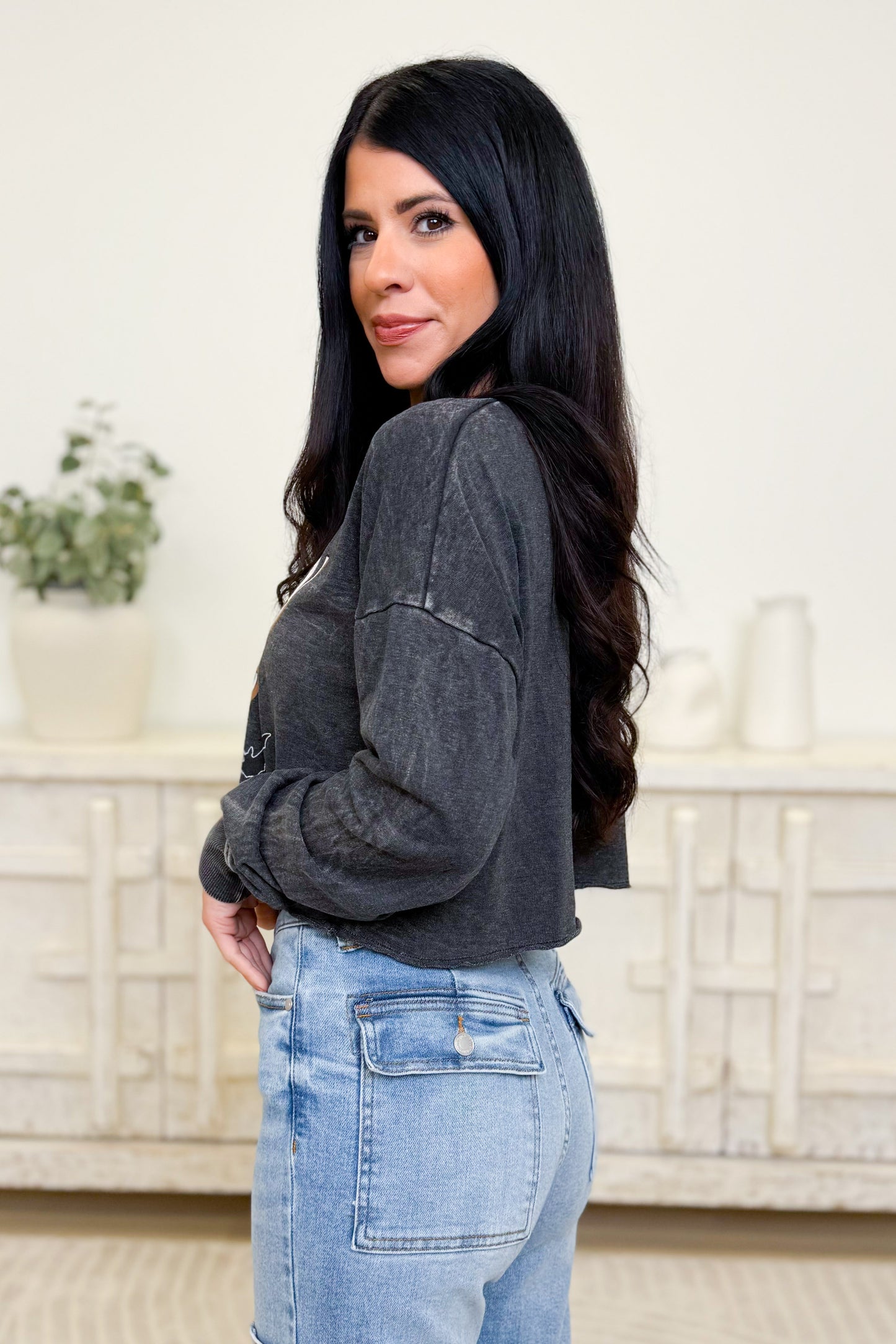 Spooky Baby Leopard Bolt Graphic Pullover - 3 Colors!