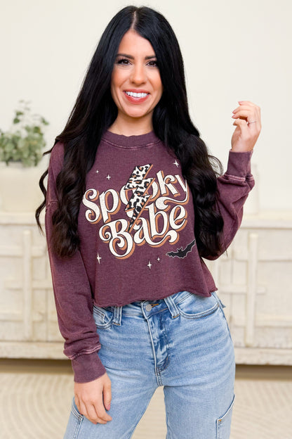 Spooky Baby Leopard Bolt Graphic Pullover - 3 Colors!