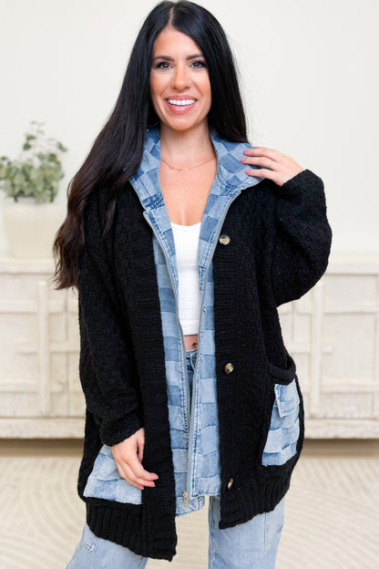 Never To Late Sweater Cardigan - 2 Colors!