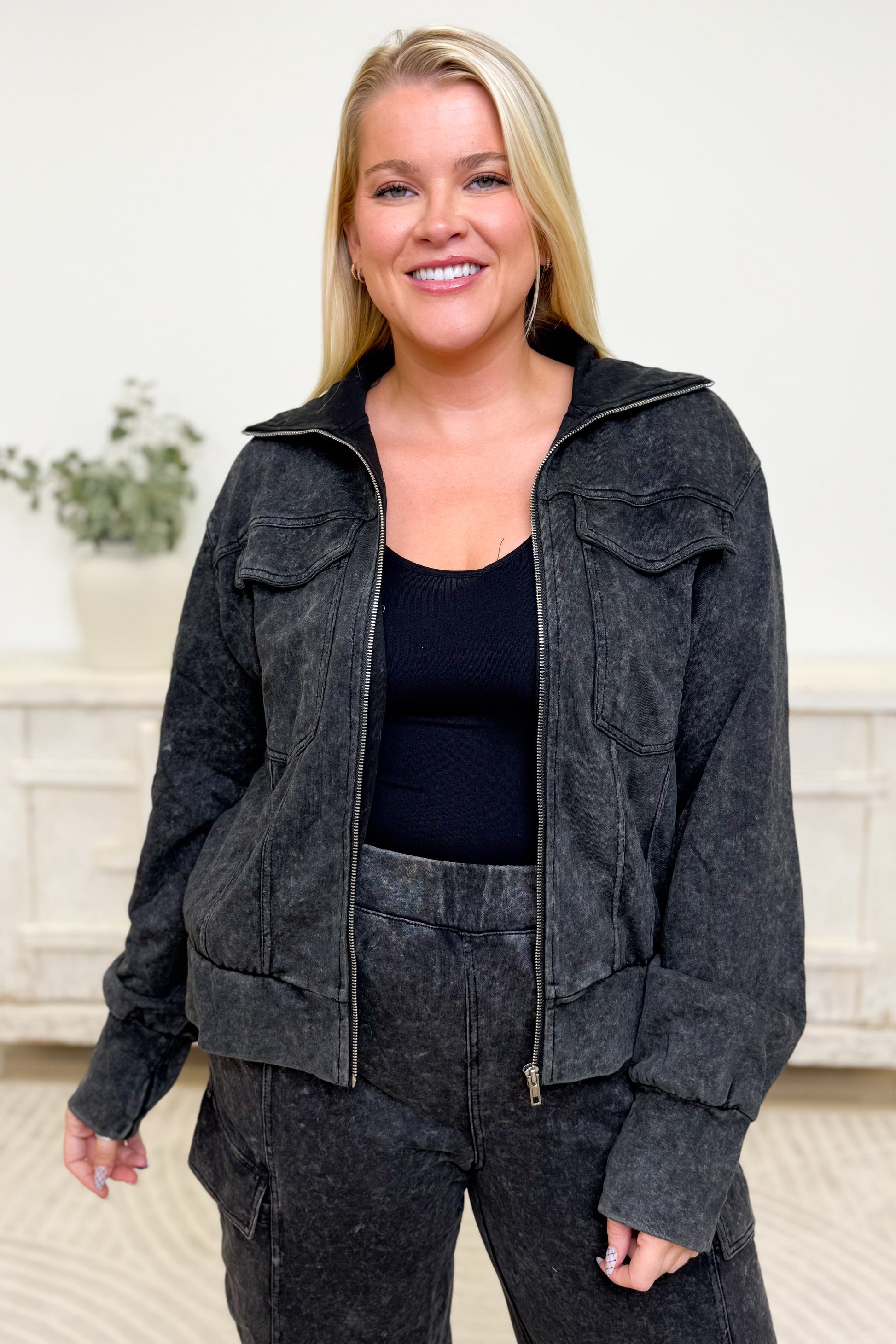All In One Zip Up Jacket