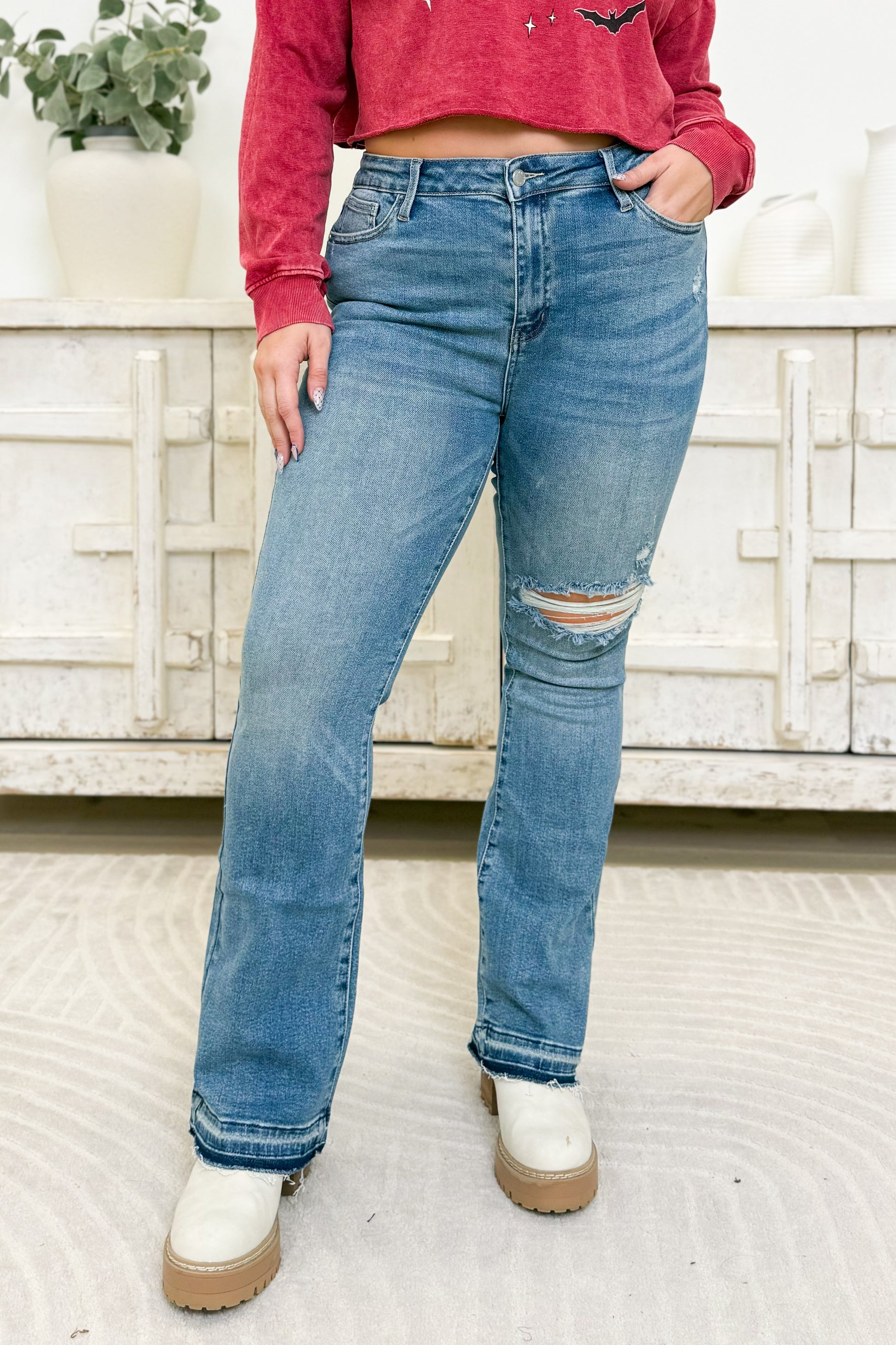 Apple Bottom Bootcut Jeans by Judy Blue