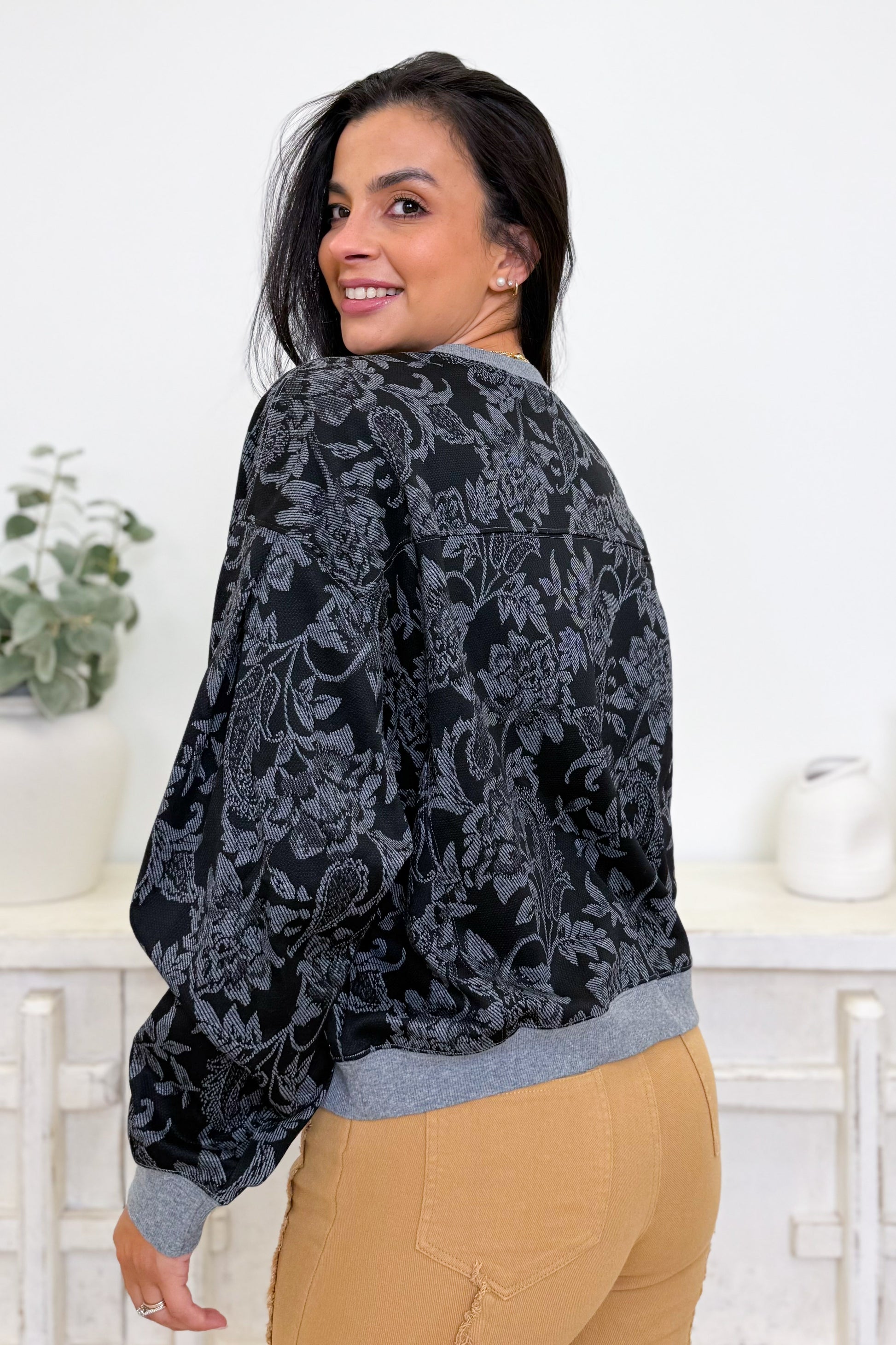 Bloom & Blush Sweater Top - 2 Colors!