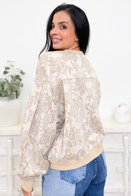 Bloom & Blush Sweater Top - 2 Colors!