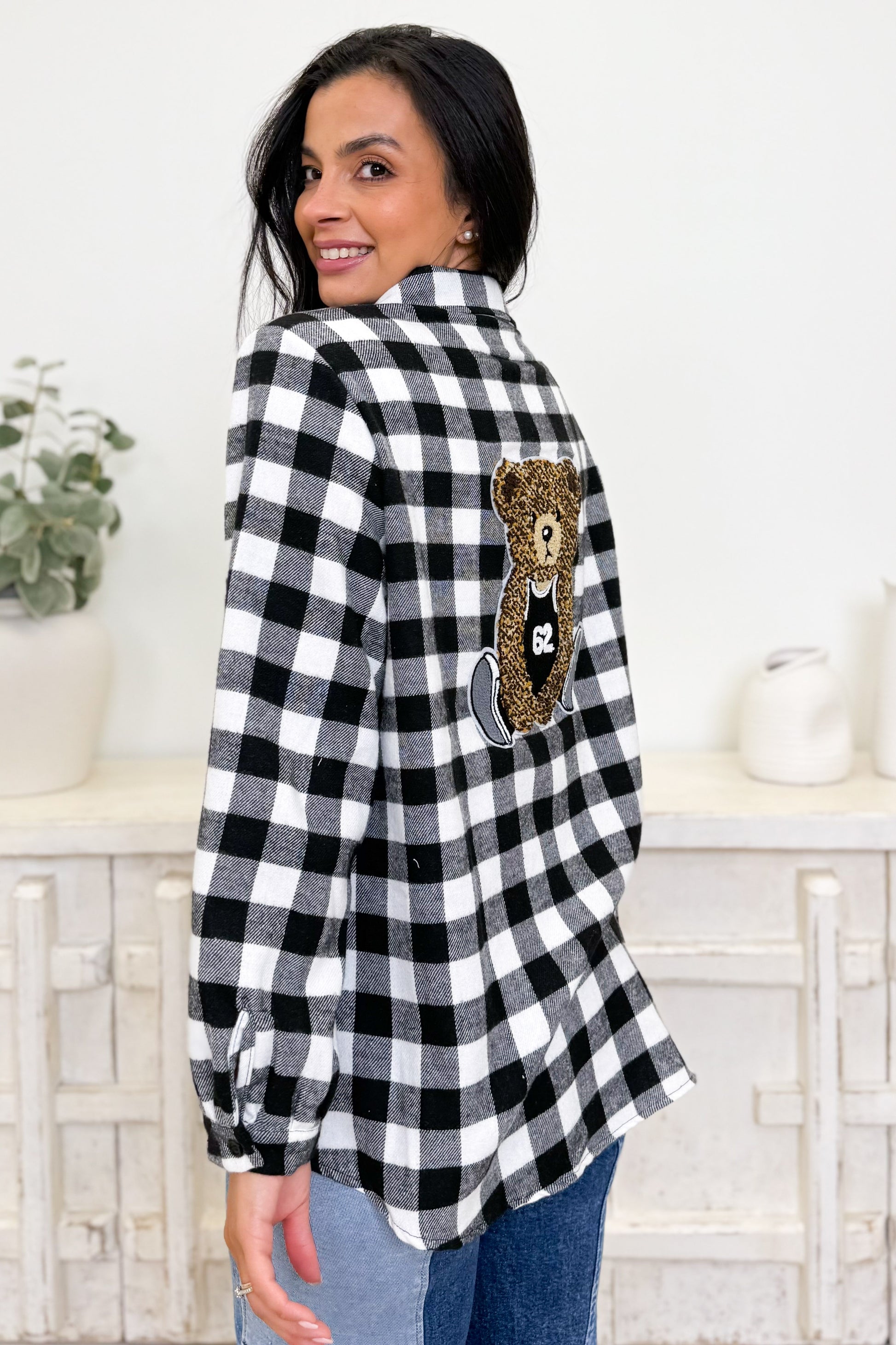 Maple Grove Flannel Button Down Top