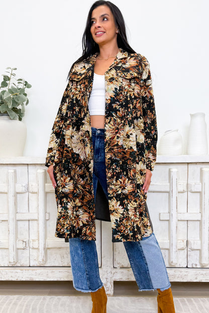 Maple Meadows Button Down Coat