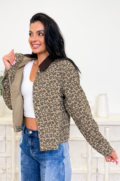 Midnight Rider Leopard Jacket