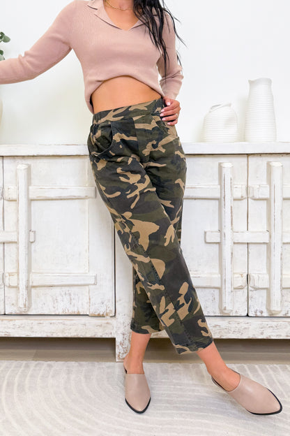 Combat Cutie Camo Pants - Olive Multi