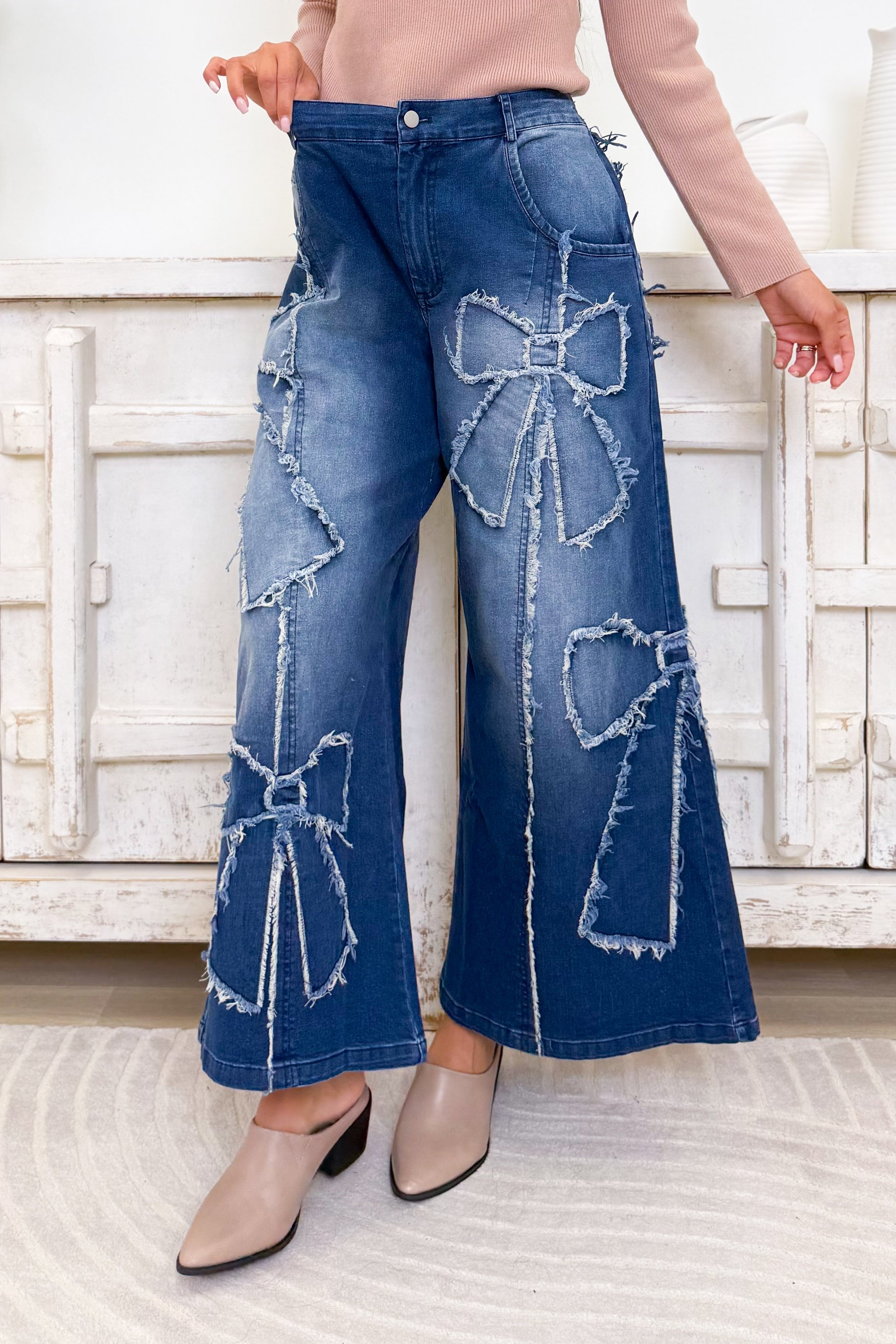 Gifted & Striving Bow Jeans