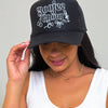 Southern Bliss Boojee Ghoul Trucker Hat - Black