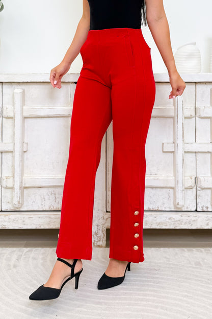 Magic Button Hem Pants - 6 Colors!
