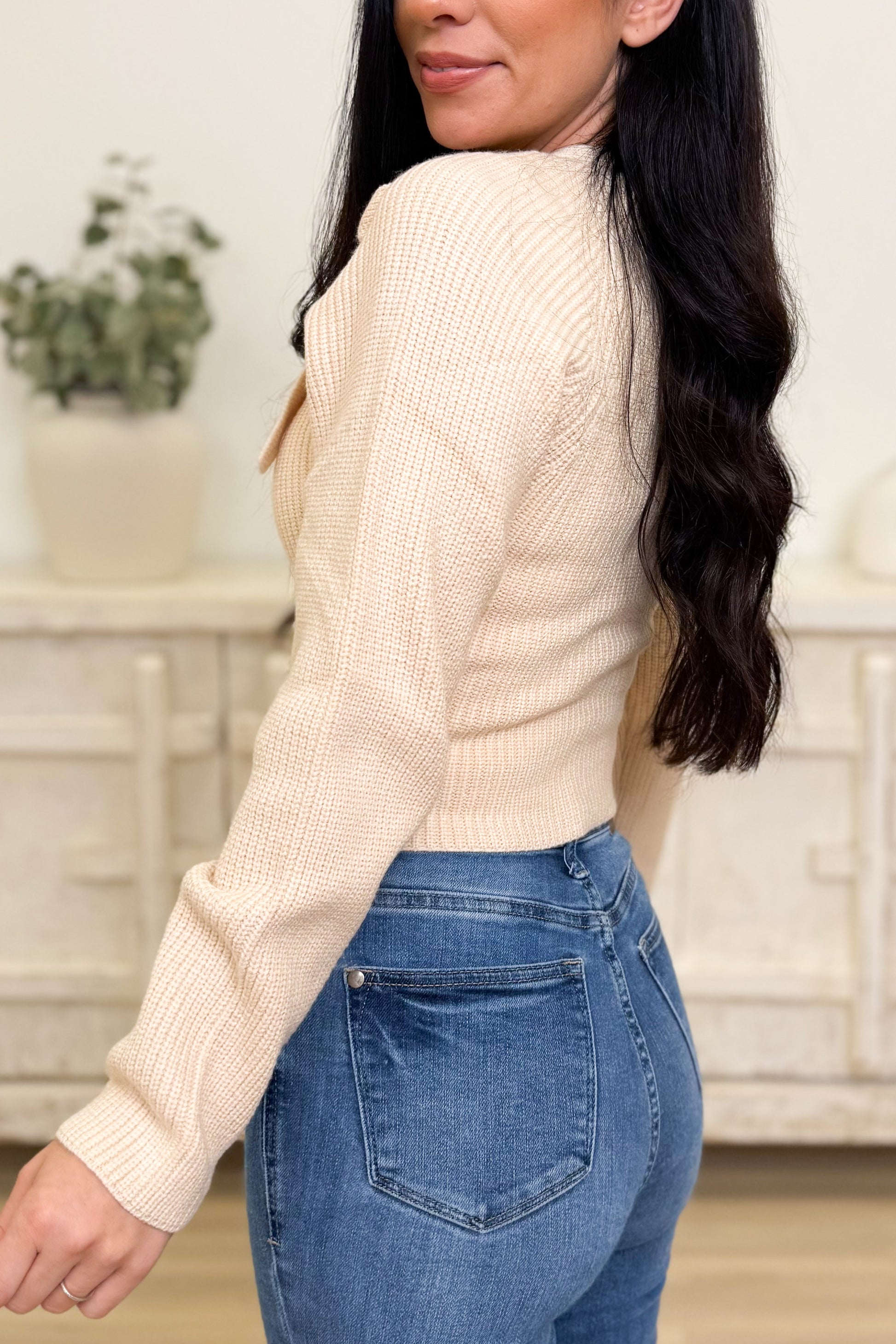 Tied In Style Bow Sweater Top