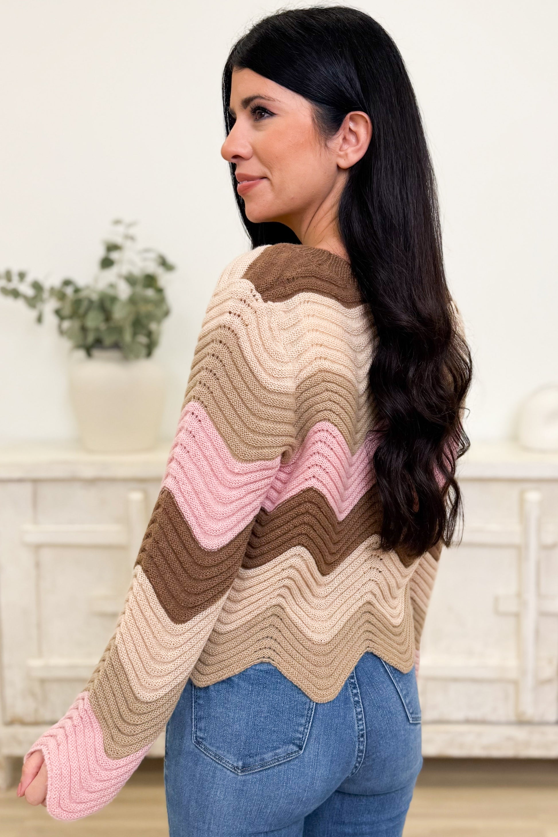 Savory Waves Sweater Top