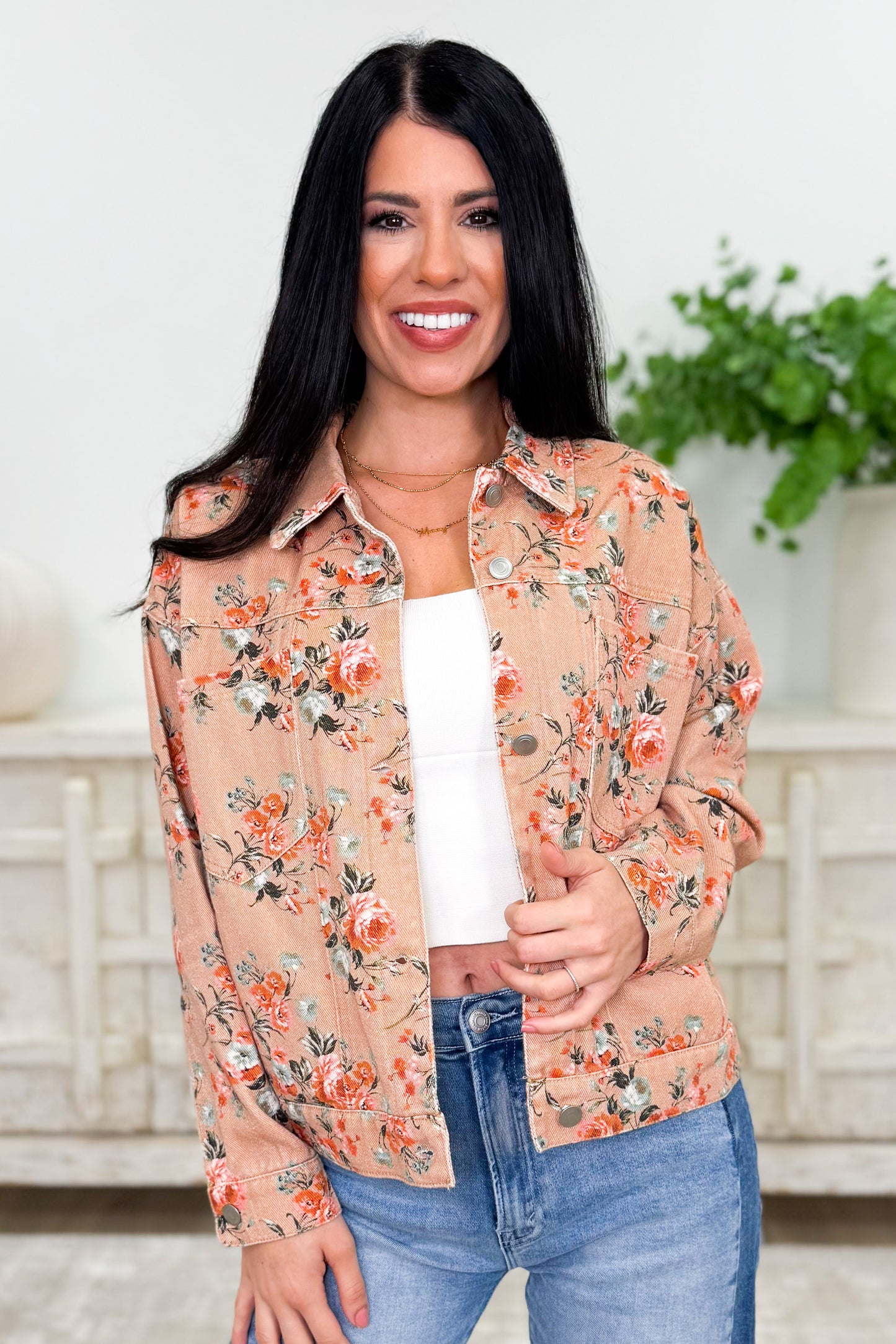 Rinse & Repeat Floral Jacket