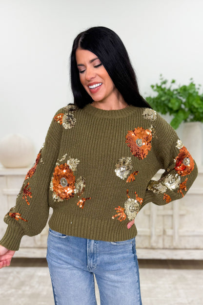 It's Fall Ya'll Floral Sweater