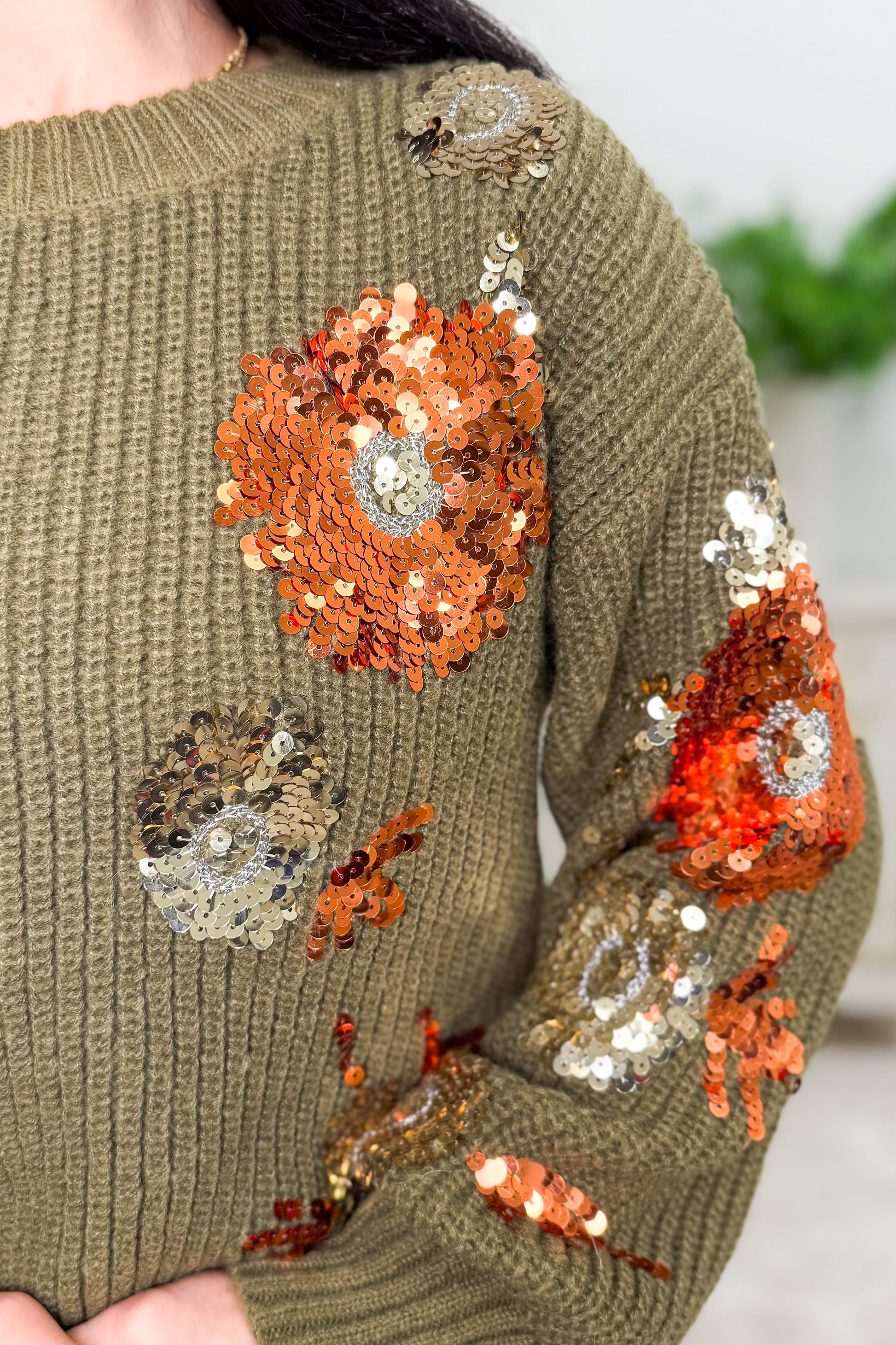 It's Fall Ya'll Floral Sweater