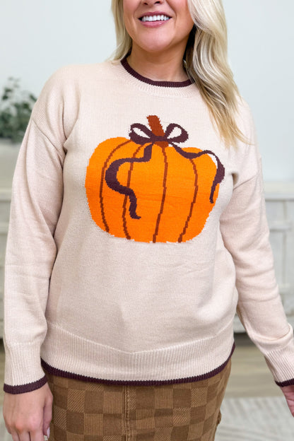 Harvest Hues Pumpkin Sweater