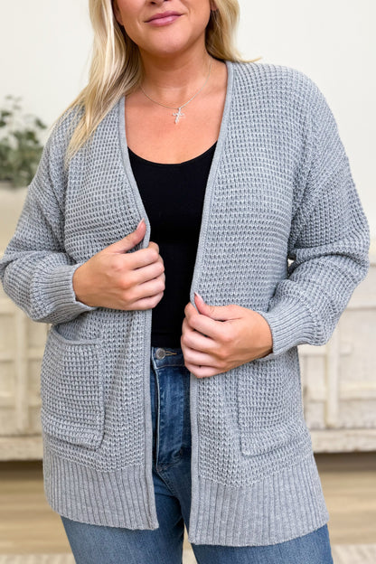 Easy Breezy Waffle Knit Sweater Cardigan - 6 Colors!