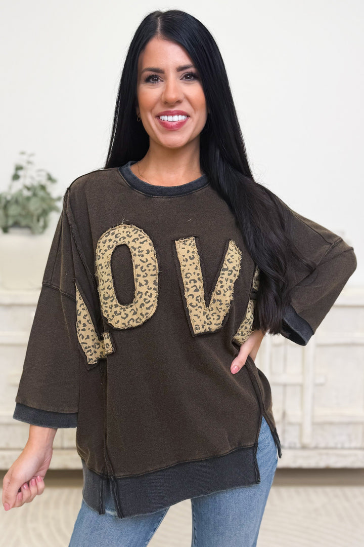Love And Such Leopard Top