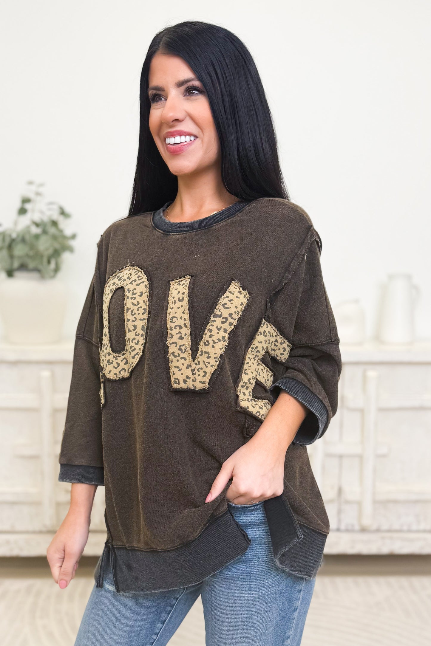 Love And Such Leopard Top