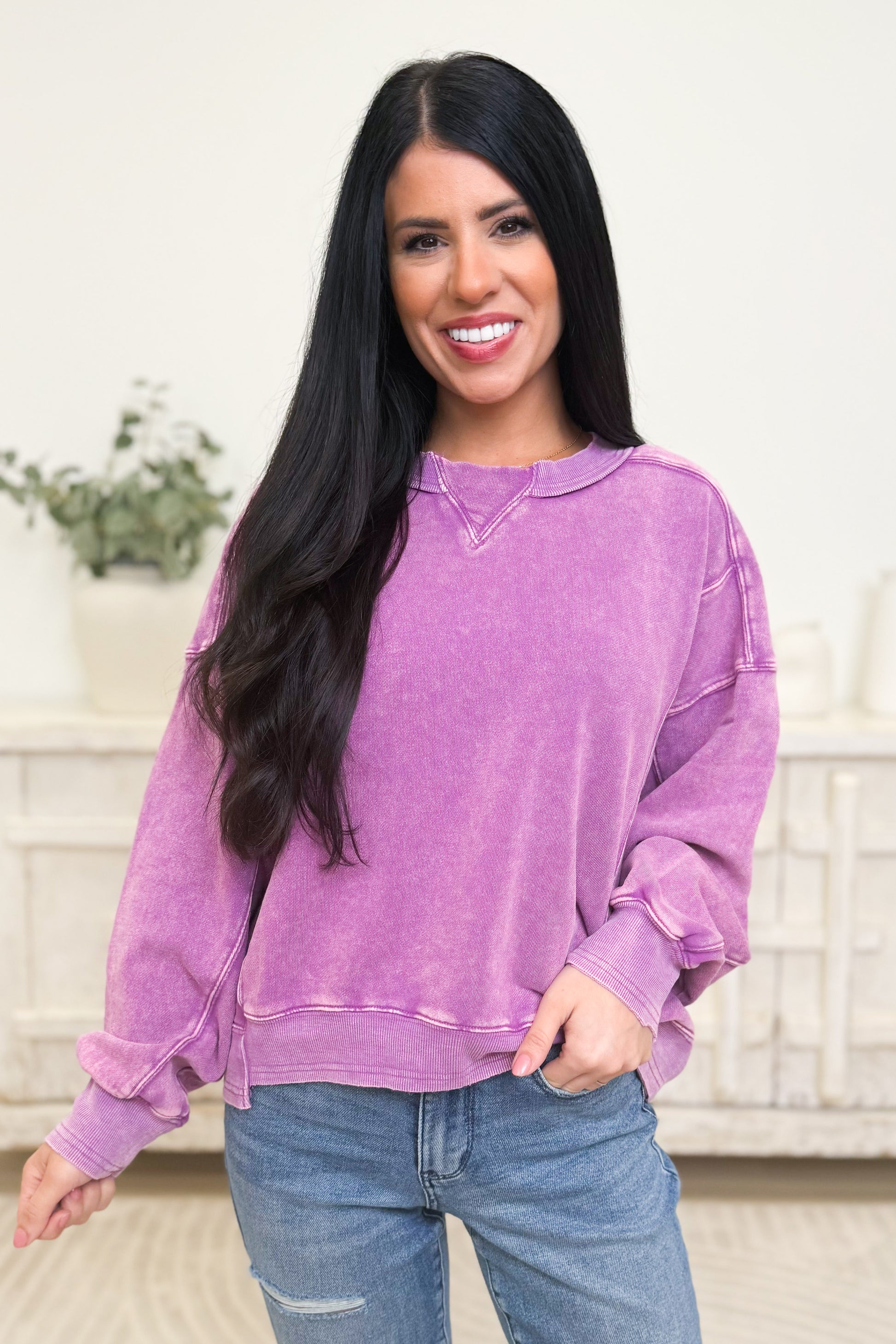 Now And Again Pullover - 2 Colors!