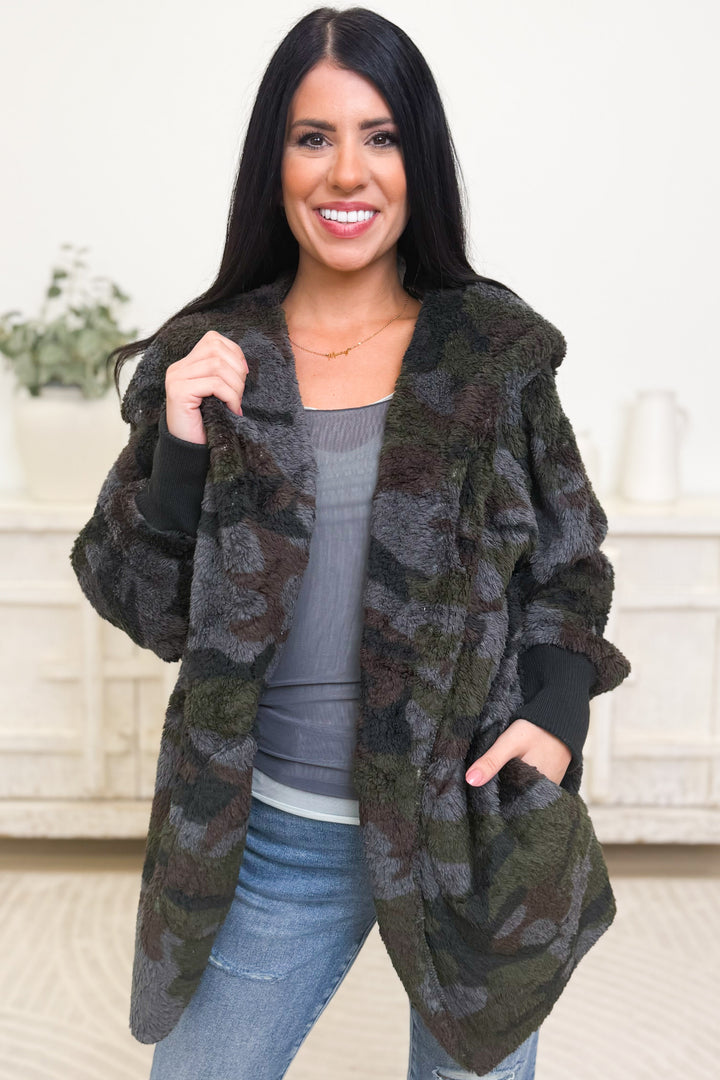 Camo Season Hooded Jacket