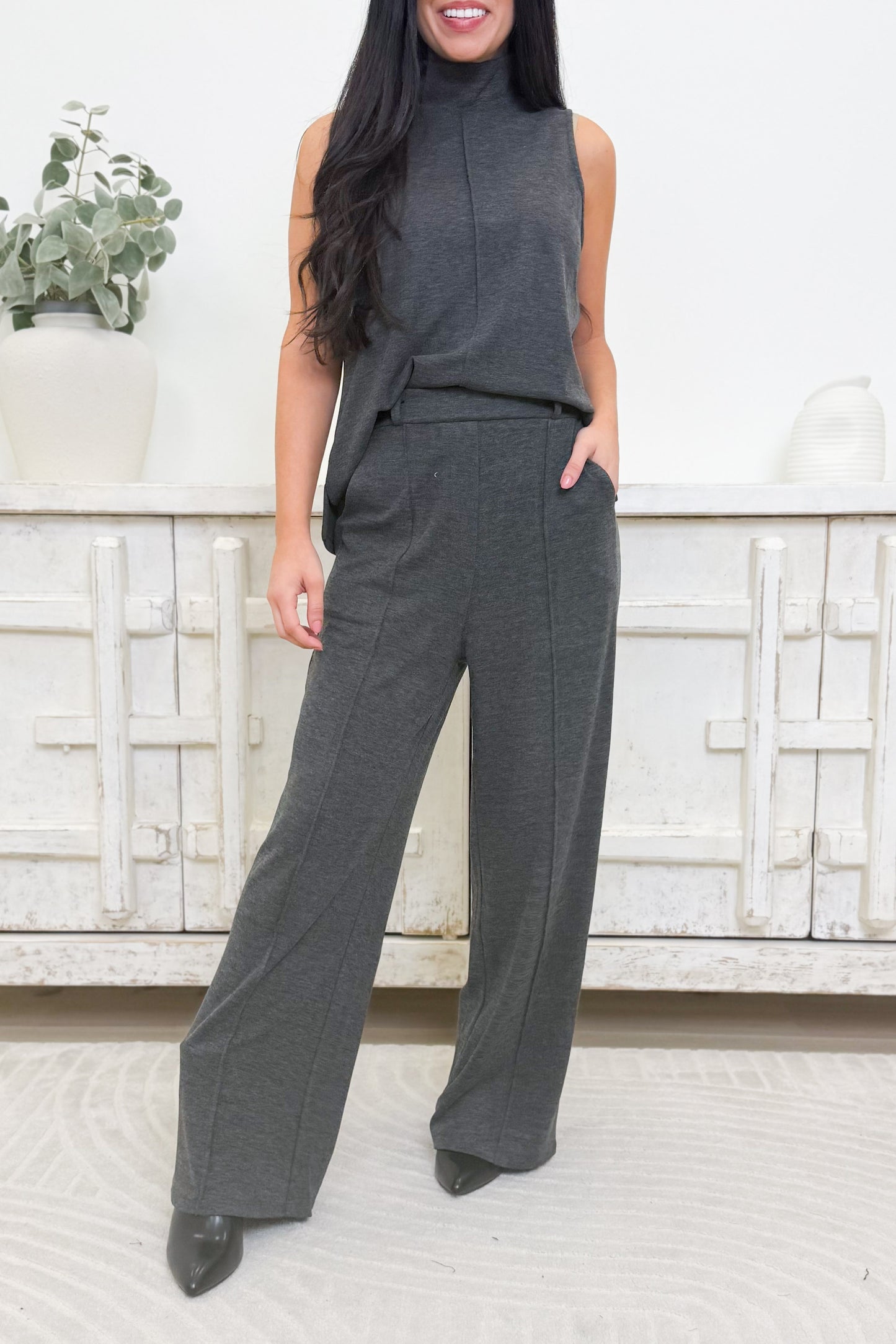 Luxury Sweet Pants - Charcoal
