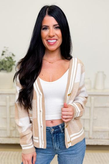 Plaid Daydream Sweater Cardigan